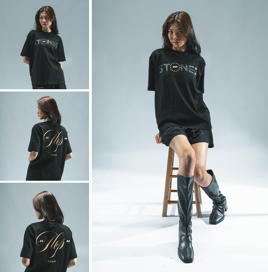 Stoned : Flop Tshirt Black