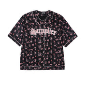 Supplier : Flower Mesh Baseball Shirt Black