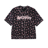 Supplier : Flower Mesh Baseball Shirt Black