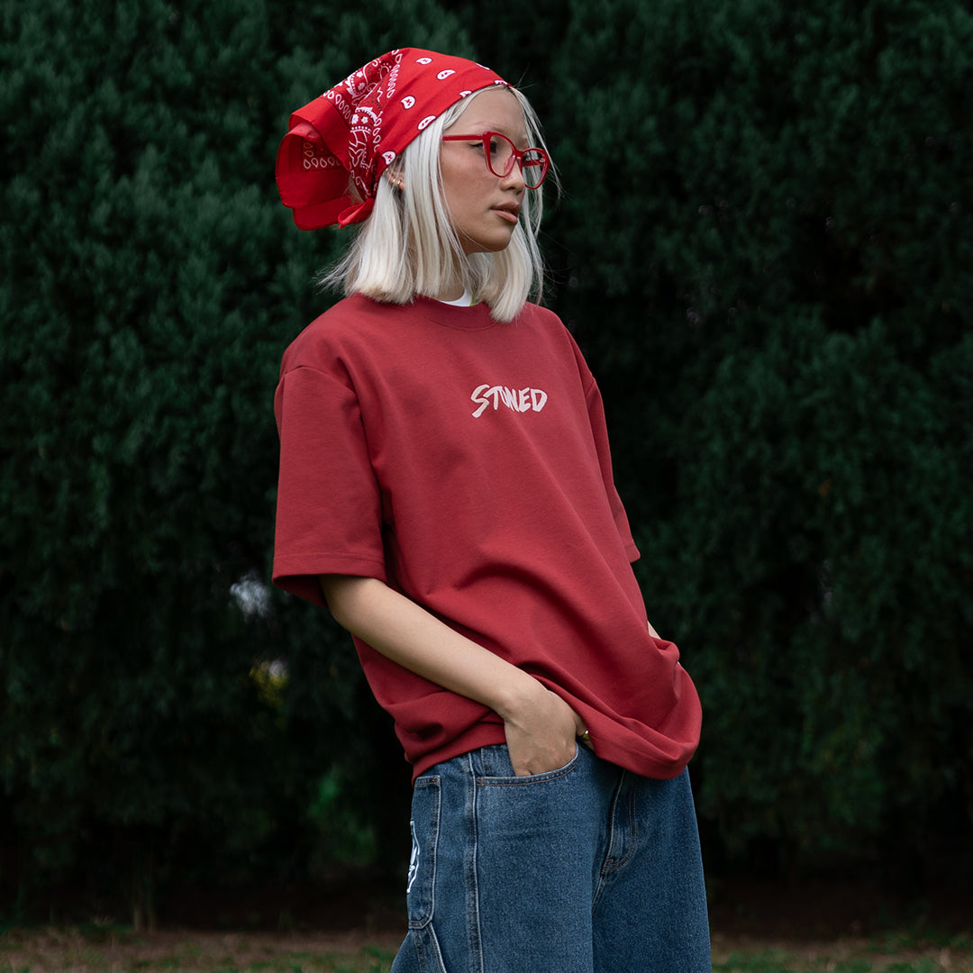 Colours : Genetic Hexagon Tee Red