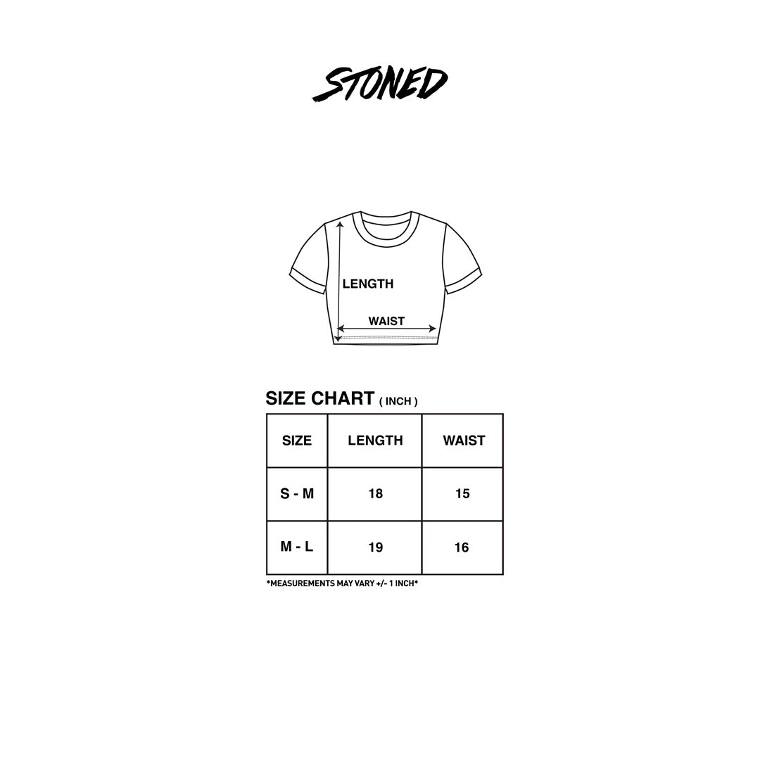 Stoned x GRE : Crop Top Olive