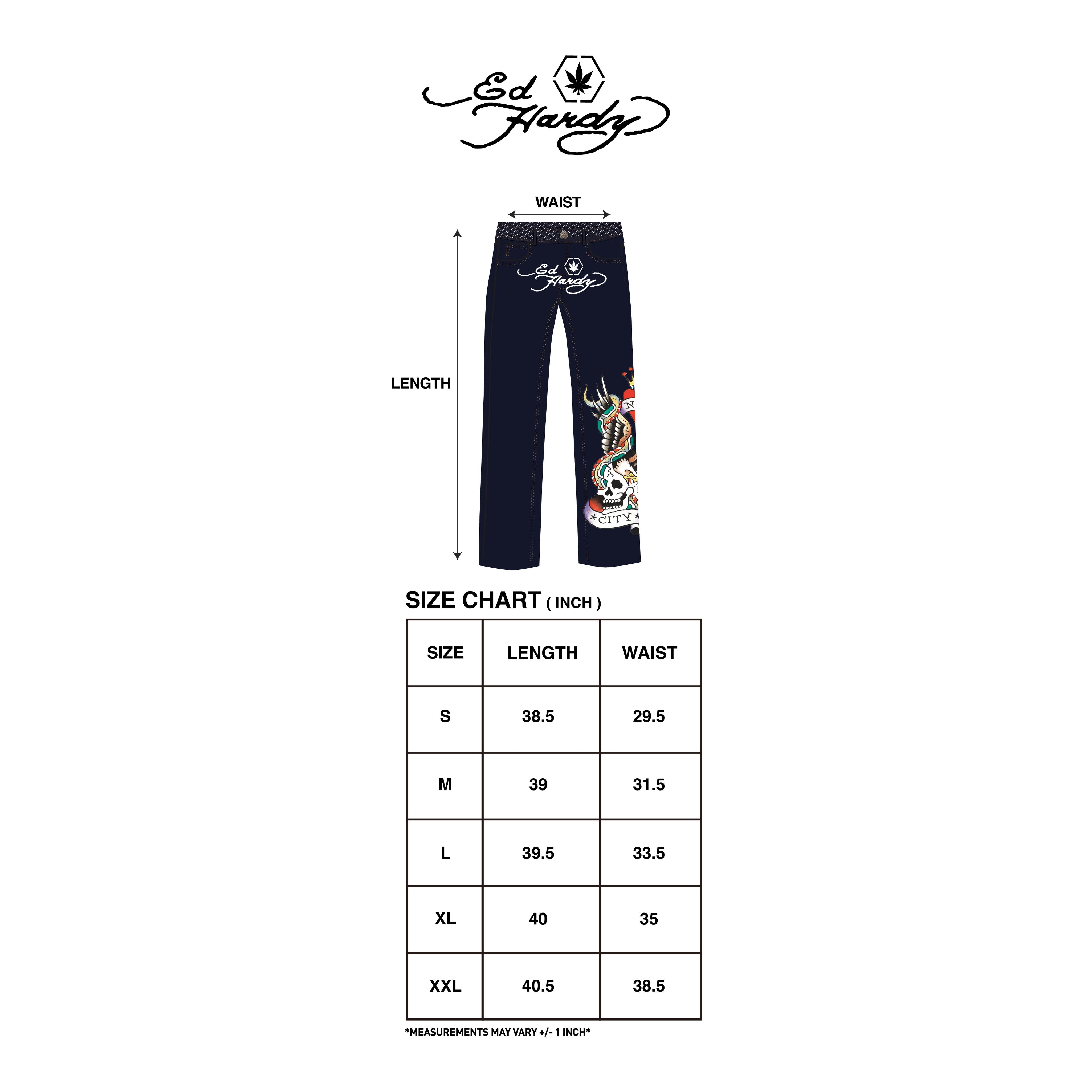 Stoned x Ed Hardy : NYC Jeans