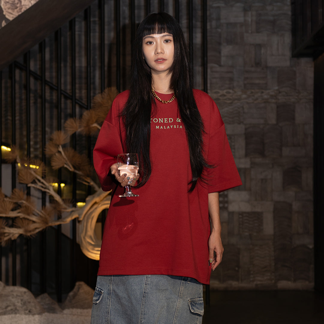 Golden Jade : Jade Signature Tee Red