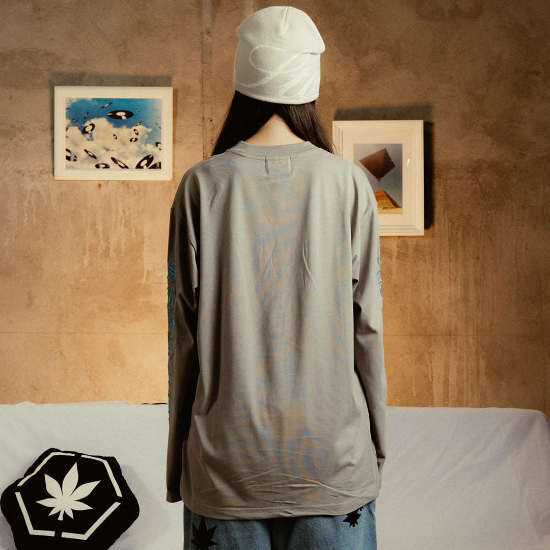 WBB25 : Letter L/S Tee Grey