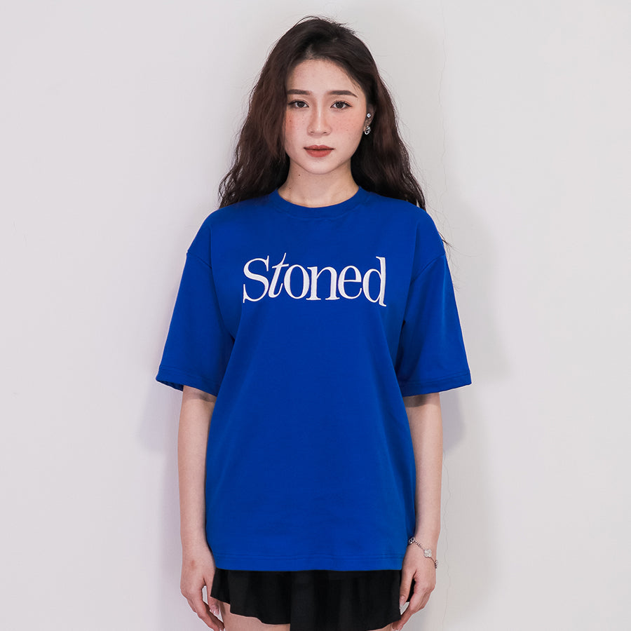 Stoned Future-back : Logo Tee Blue
