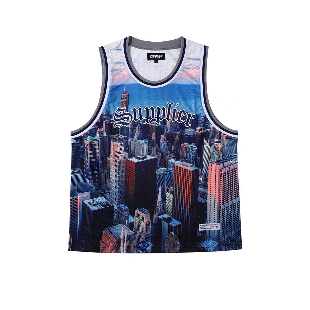 Supplier : Mesh Tank Top Blue