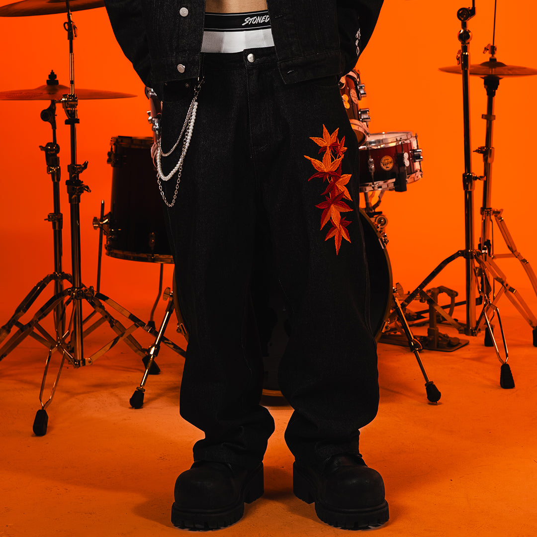 Milestoned : Descendant Denim Pants Black