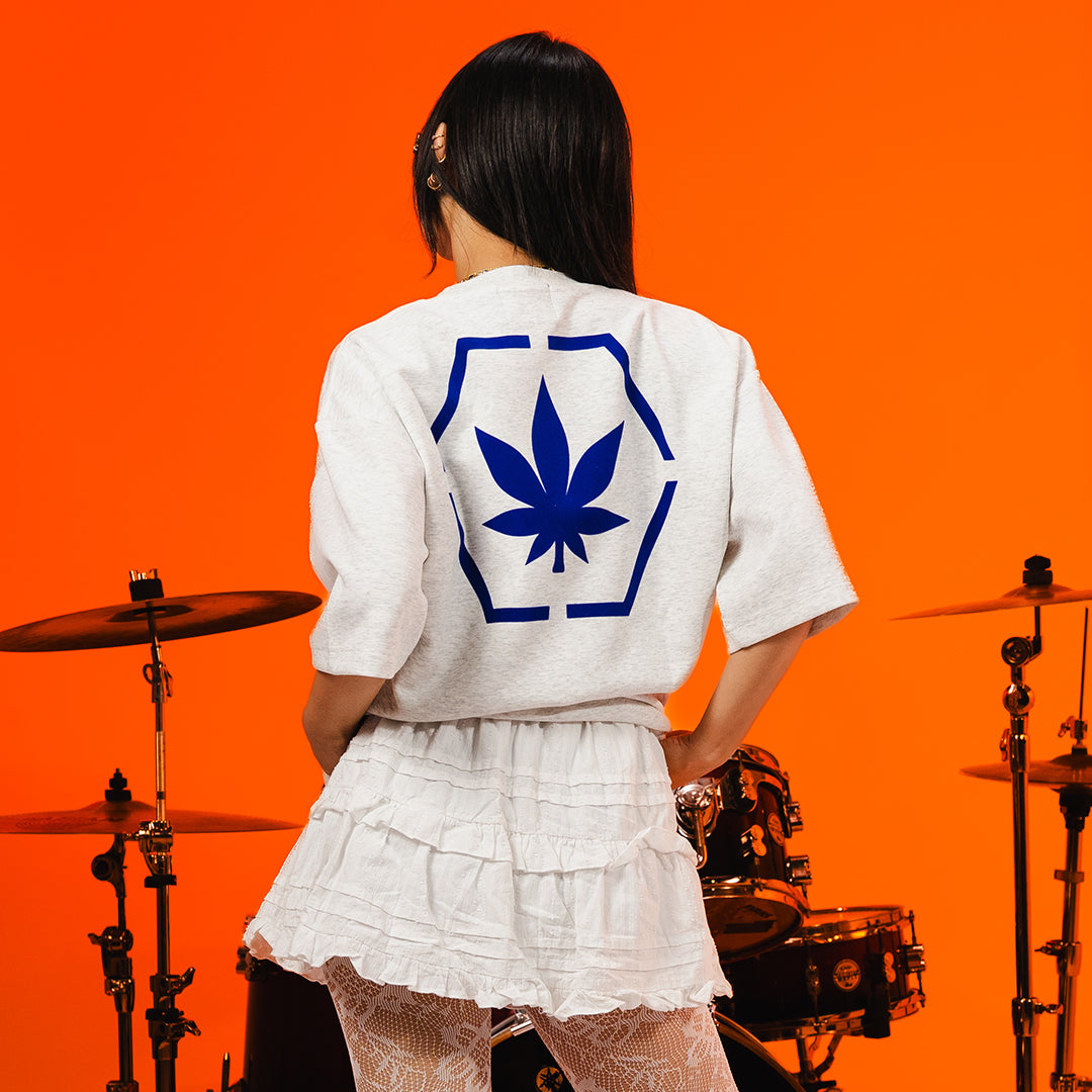 Milestoned : Hexagon Tee Grey