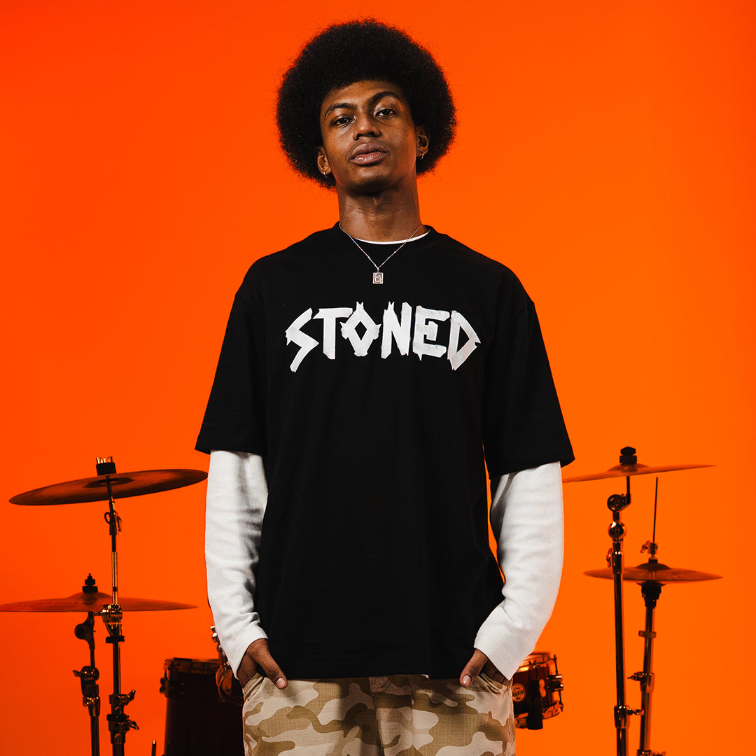 Milestoned : Tape Tee Black