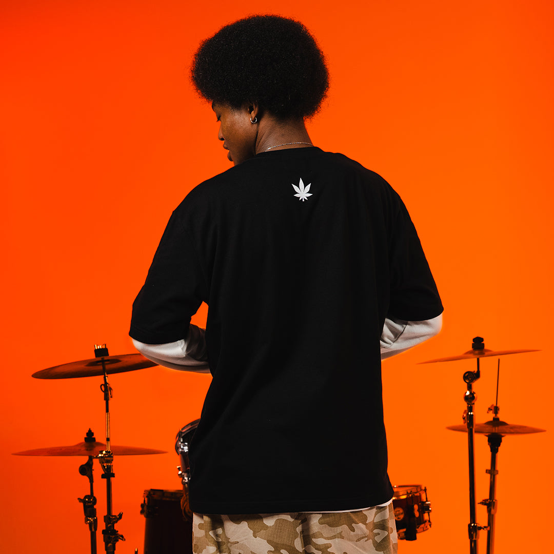 Milestoned : Tape Tee Black