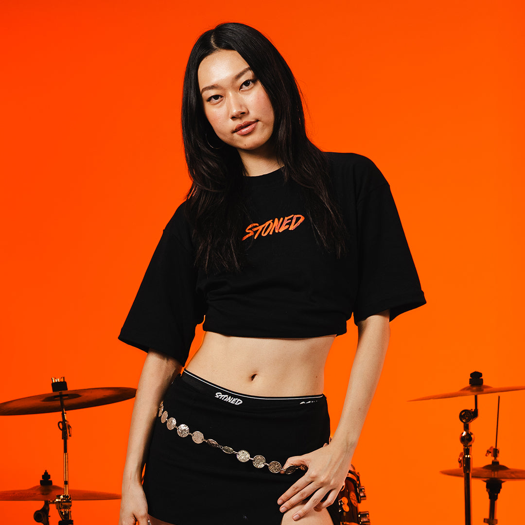 Milestoned : Twlve Maple Tee Black