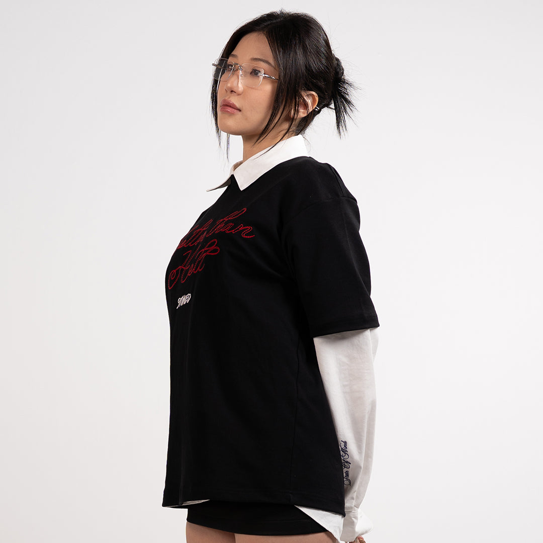 Stoned x Ms Puiyi : Hotter Than Hell Tshirt Black