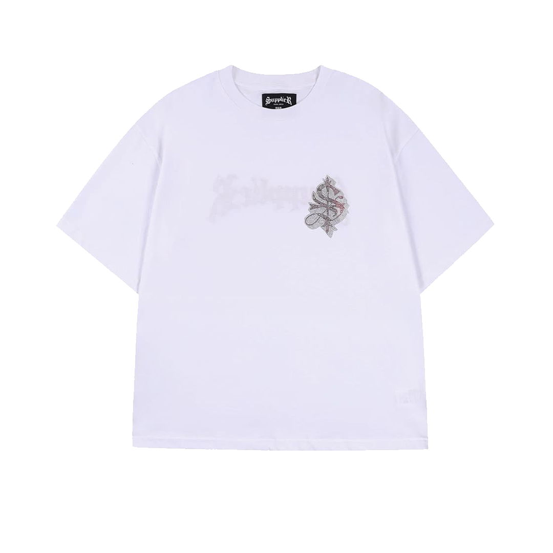 Supplier : Rhinestone Cross Tee 2.0 White