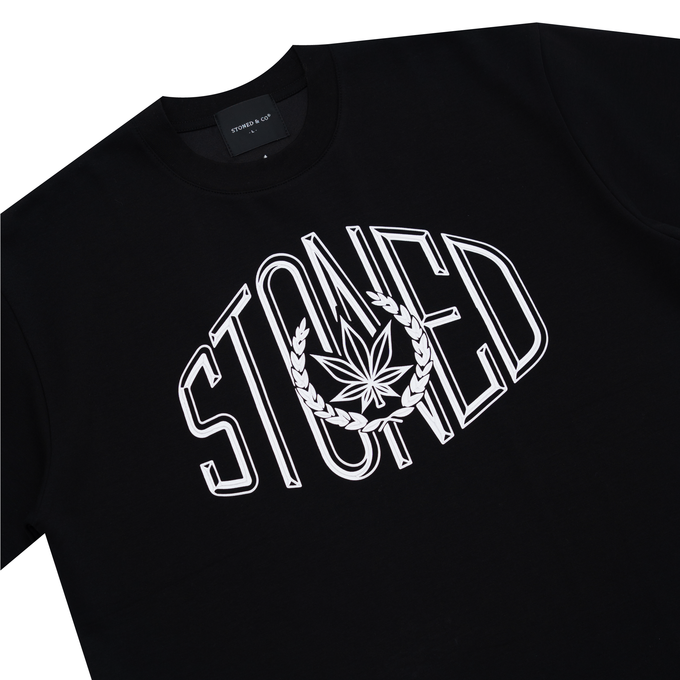 ATC : College Logo Tee Black