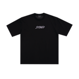 ATC : Genetic Hexagon Rhinestone Tee Black