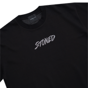 ATC : Genetic Hexagon Rhinestone Tee Black