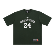 Breaking Stoned : College Oversized Tshirt Green