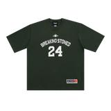 Breaking Stoned : College Oversized Tshirt Green