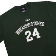 Breaking Stoned : College Oversized Tshirt Green