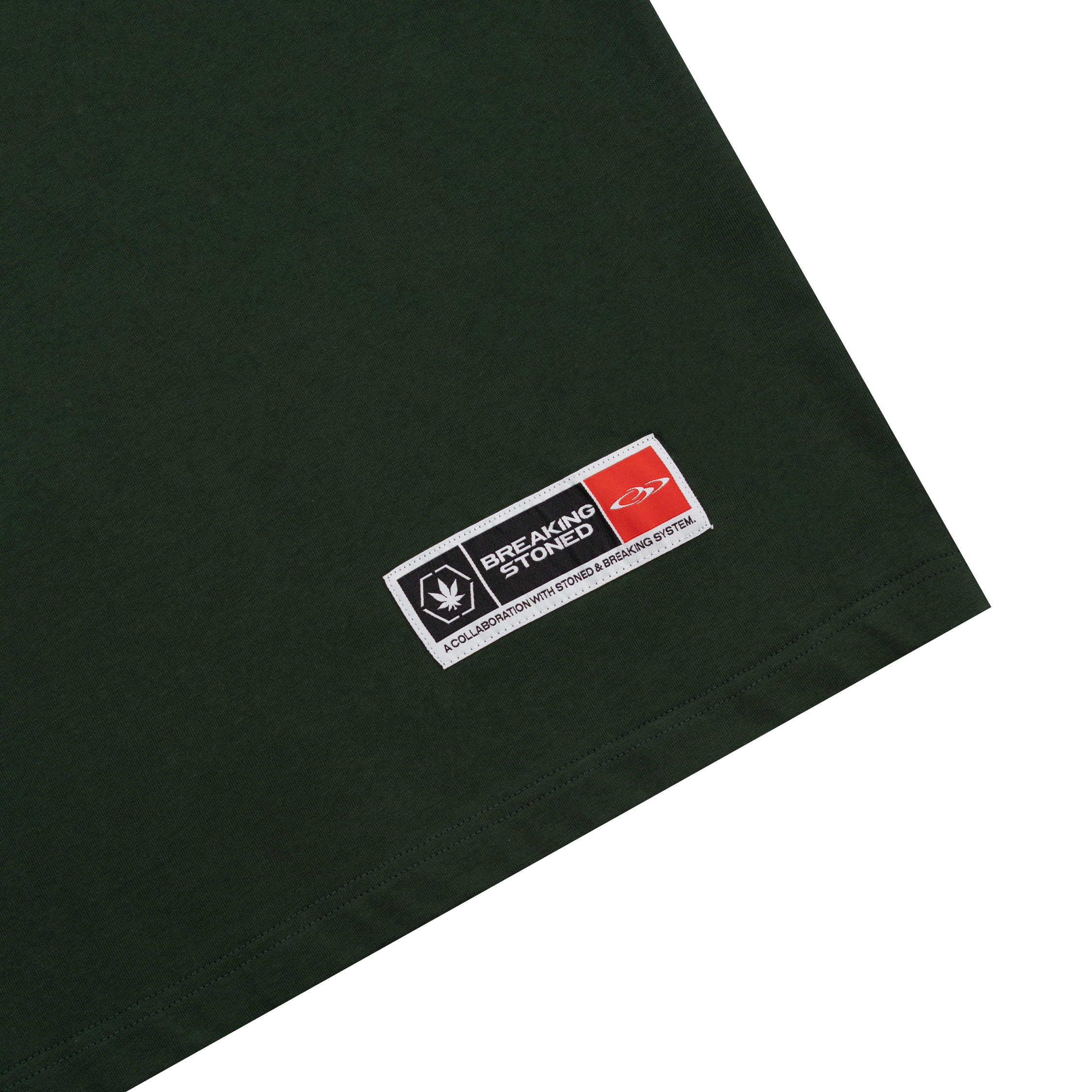 Breaking Stoned : College Oversized Tshirt Green