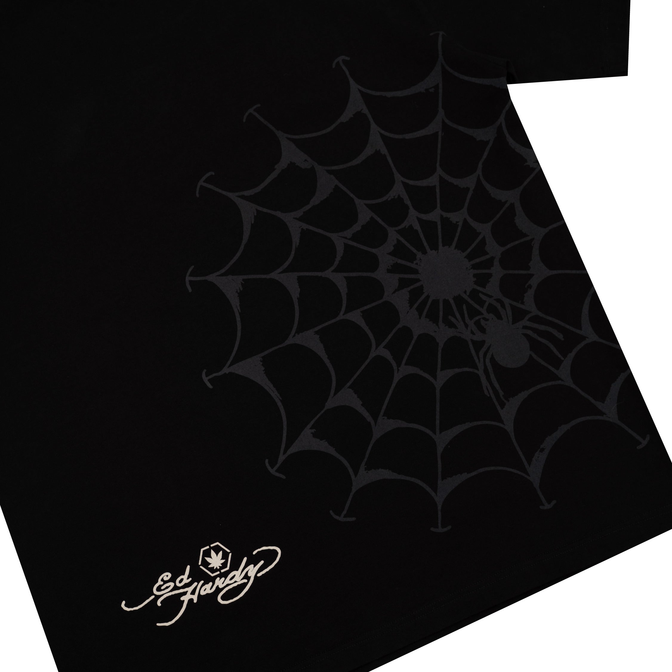 Stoned x Ed Hardy : Tiger Dagger Tee Black