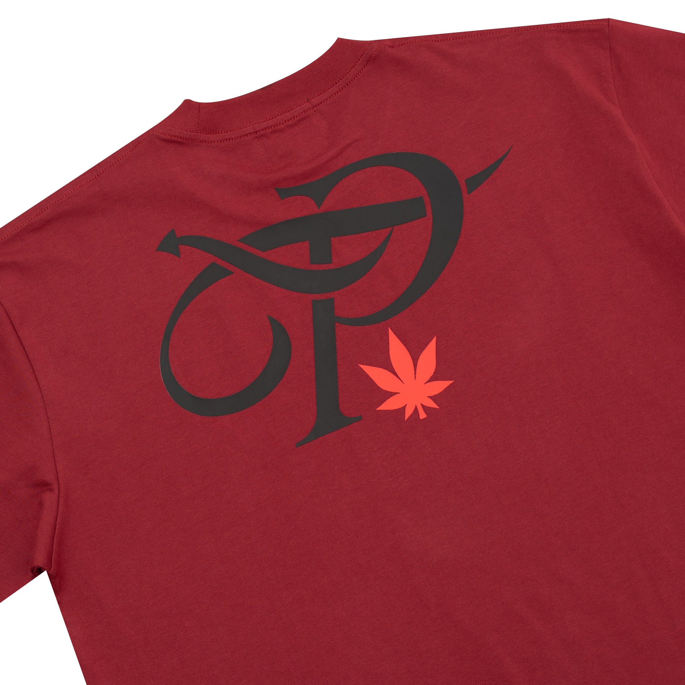 Stoned x OTP : P Logo tee Maroon