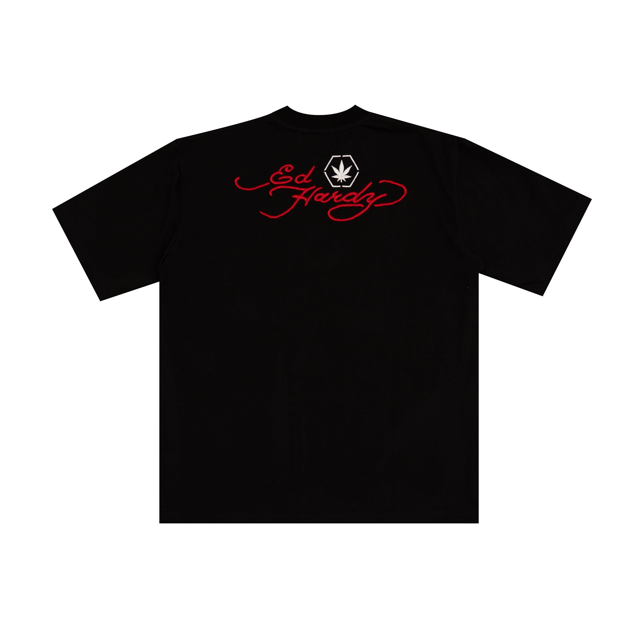 Stoned x Ed Hardy : Trademark Logo Tee Black