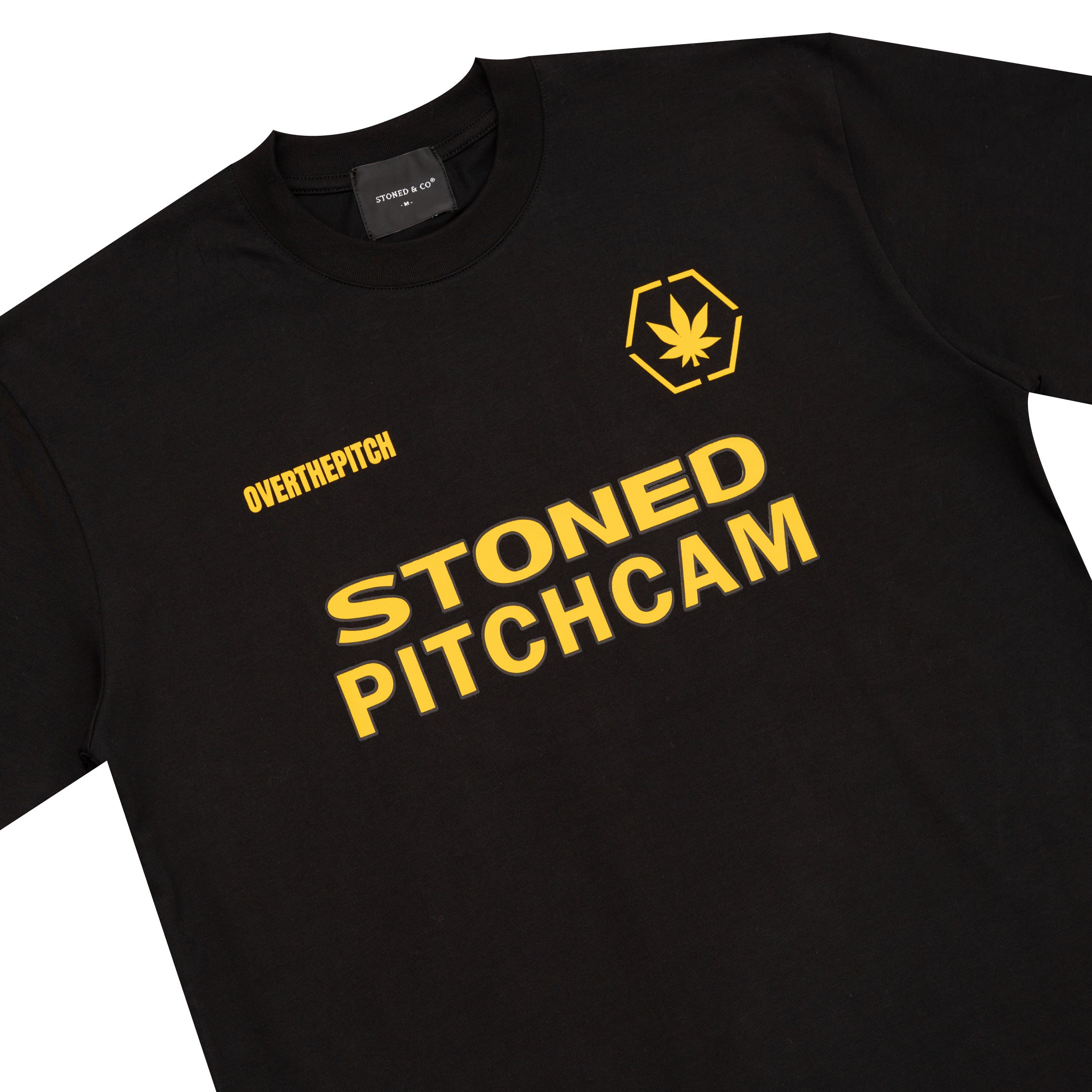Stoned x OTP : Hexagon Pitchcam Tee Black