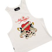 Stoned x Ed Hardy : Love Kills Slowly Women's Singlet White