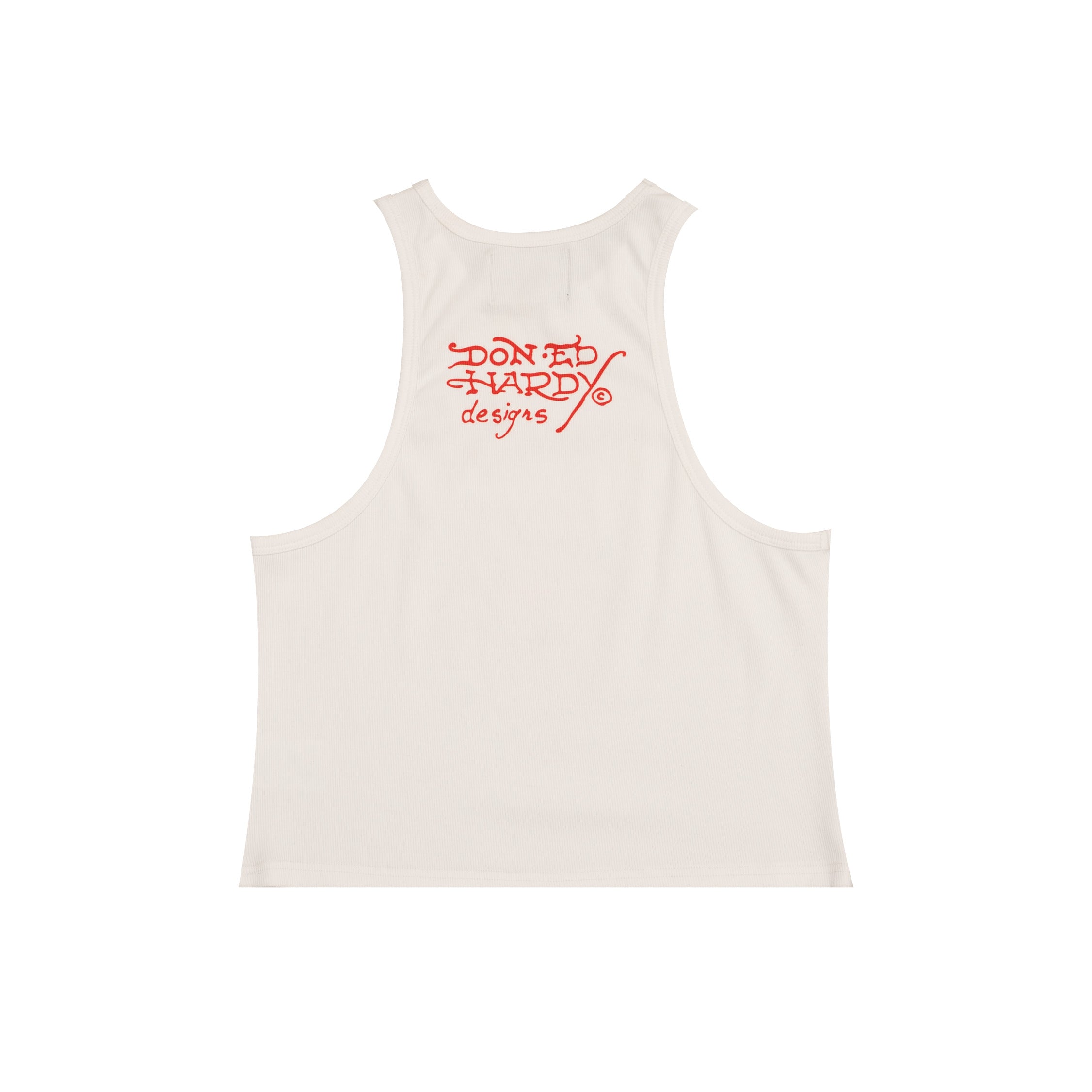 Stoned x Ed Hardy : Love Kills Slowly Women's Singlet White
