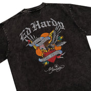 Stoned x Ed Hardy : Brave Hearts Eagle Wash Tee