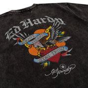 Stoned x Ed Hardy : Brave Hearts Eagle Wash Tee
