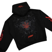Stoned x Ed Hardy : Black Widow Zip Up Hoodie
