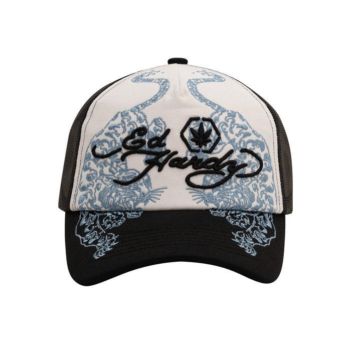 Stoned x Ed Hardy : Double Tiger Trucker Cap