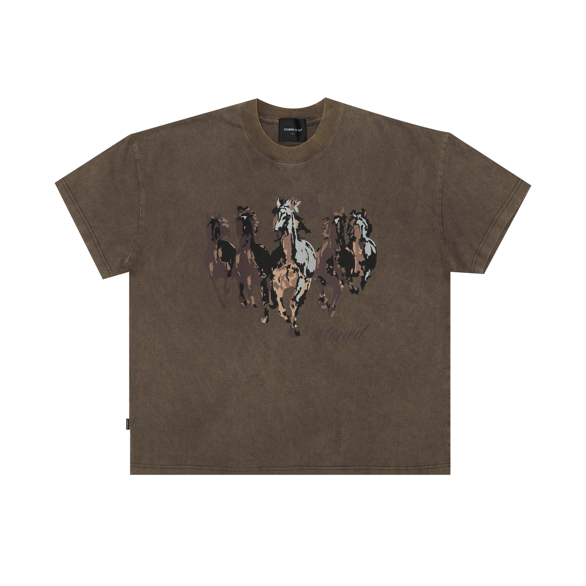 Dark Horse : Gallop Tee Brown – STONED (M) SDN. BHD. 201601004954