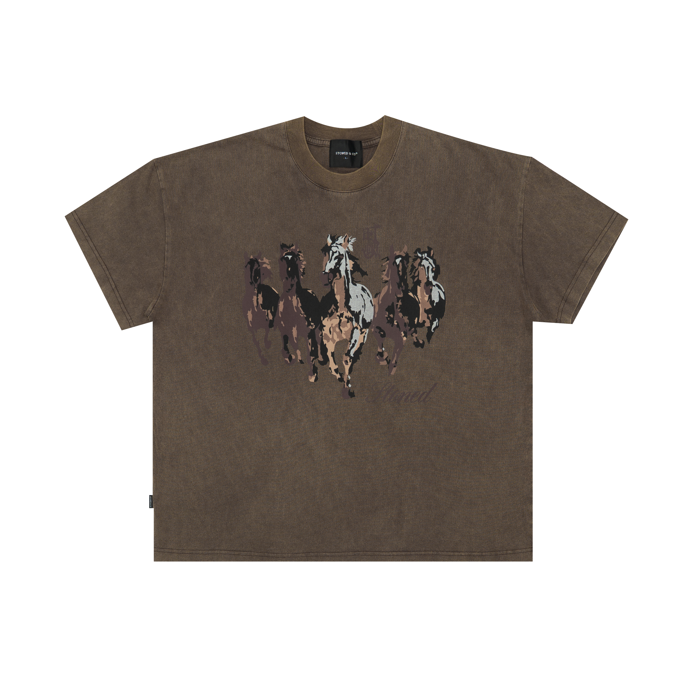 Dark Horse : Gallop Tee Brown – STONED (M) SDN. BHD. 201601004954