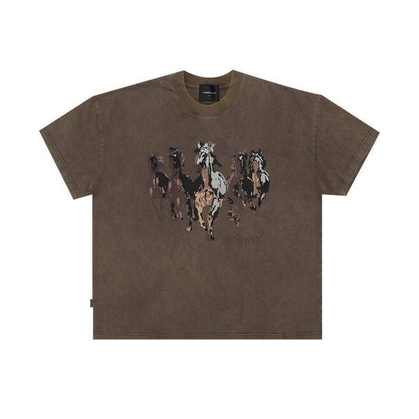 Dark Horse : Gallop Tee Brown – STONED (M) SDN. BHD. 201601004954