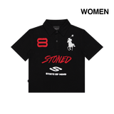 Dark Horse : Eight Women Polo Shirt Black