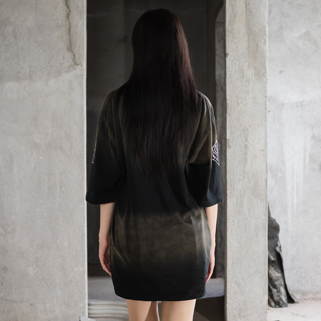 WBB25 : SS Metal Tee Washed Black