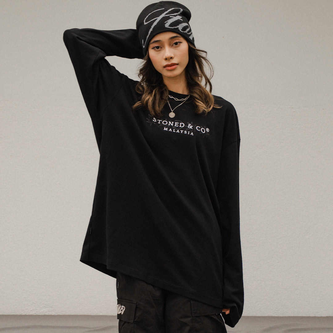 Blessed25 : Signature Moonlight L/S Tee Black