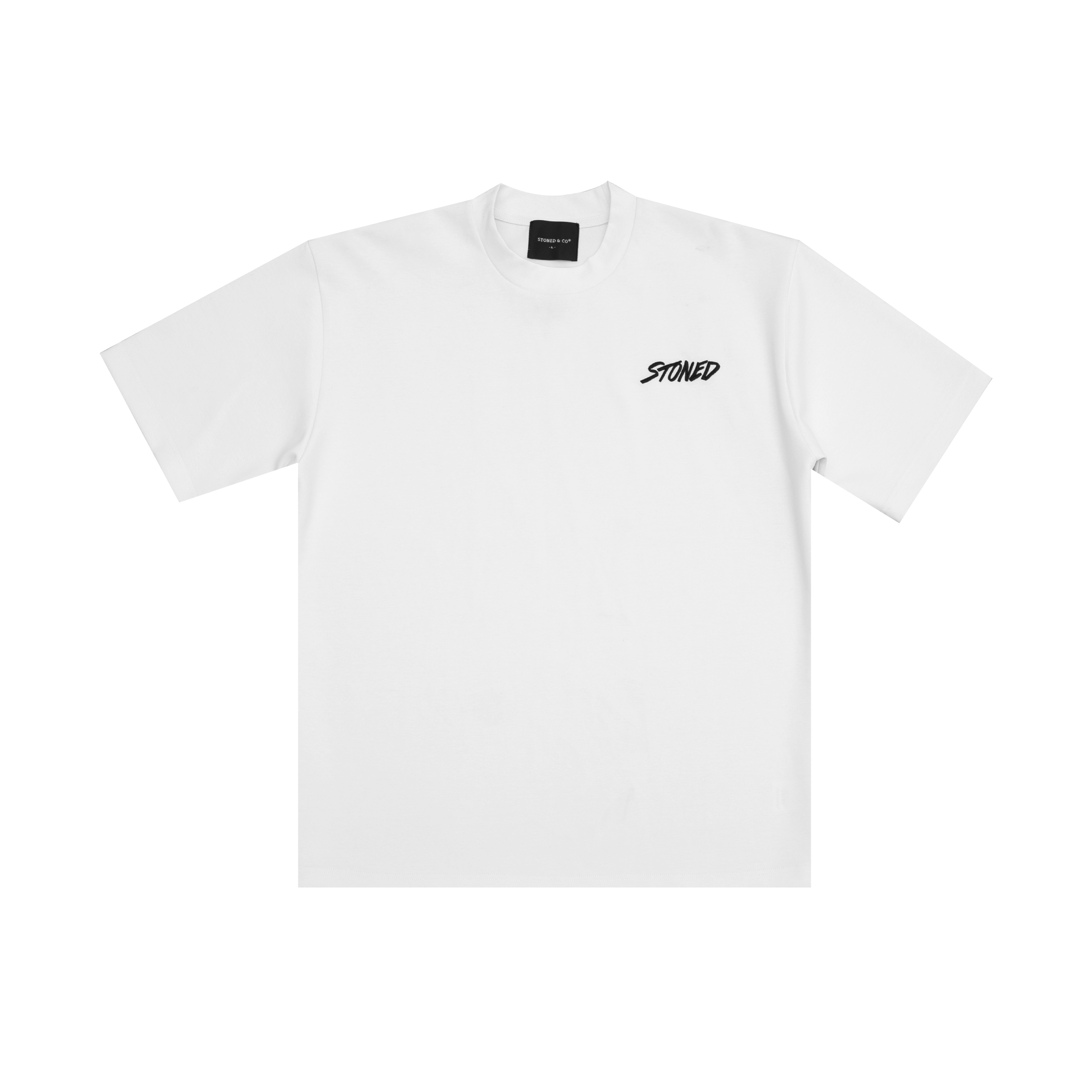 StonedBasicGeneticLogoTeeWhite01.png