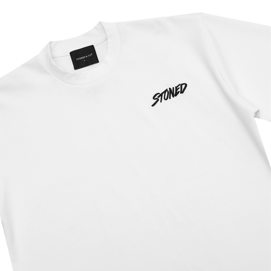 Stoned Basic : Genetic Logo Tee White
