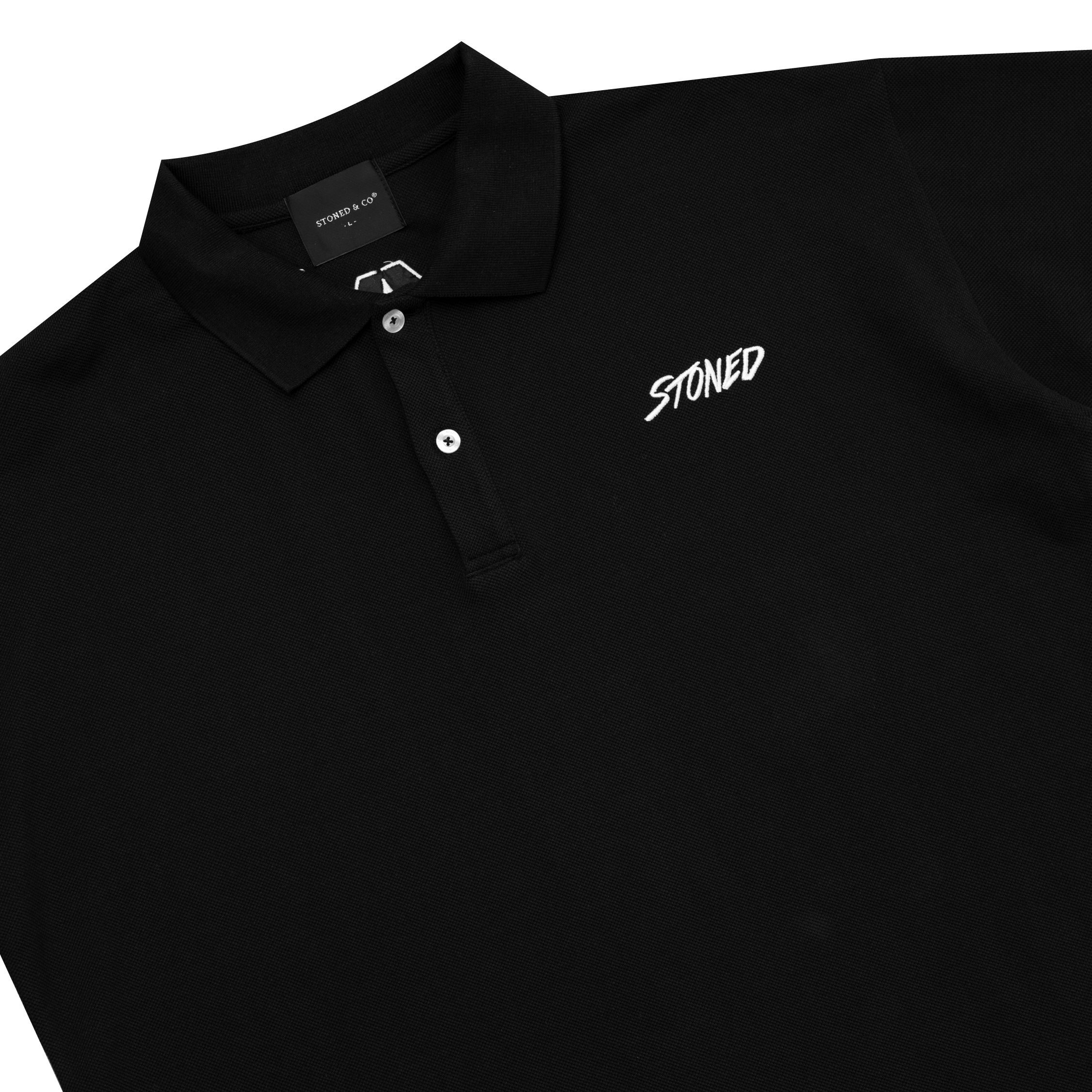 Stoned Basic : Genetic Polo Tee Black