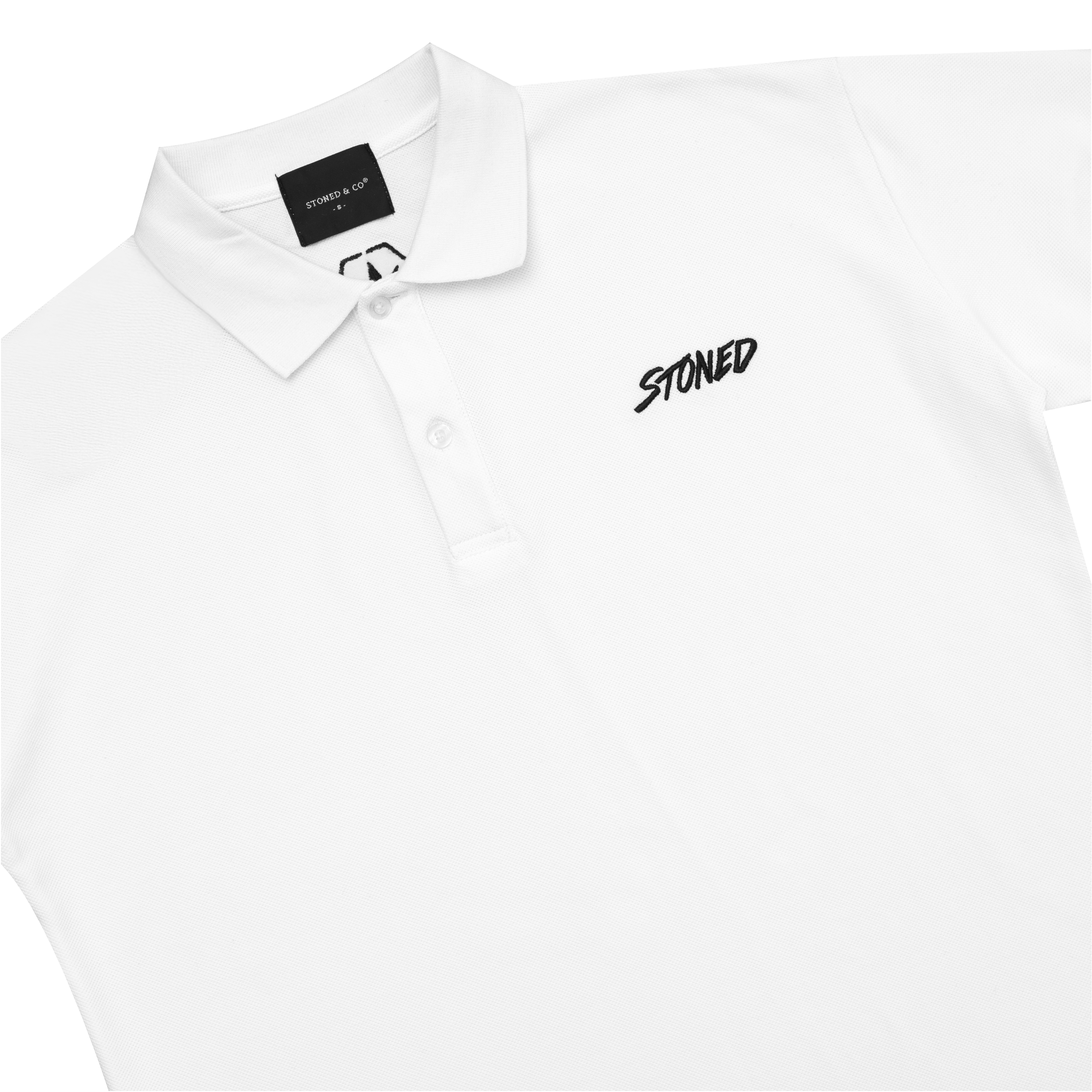 Stoned Basic : Genetic Polo Tee White