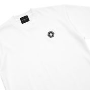 Stoned Basic : Hexagon Patch Tee White