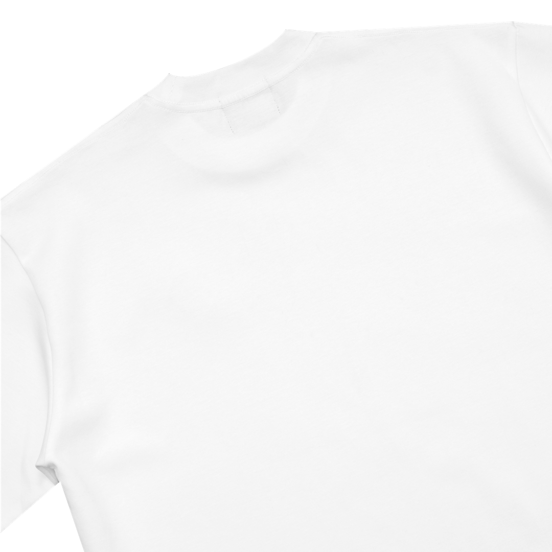 Stoned Basic : Hexagon Patch Tee White