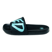 Stoned : Logo Sandals Black Tiffany