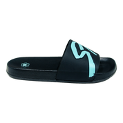 Stoned : Logo Sandals Black Tiffany