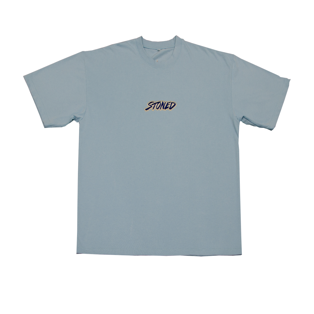Stoned Blessed : Genetic Tee Blue
