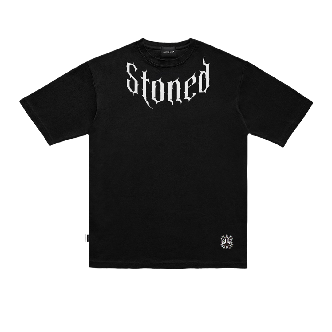 Stoned Blessed : Intense Tee Black
